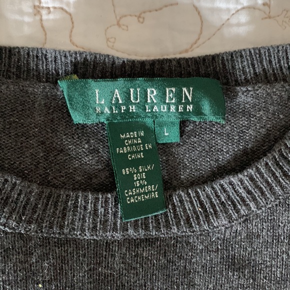 Ralph Lauren gray sweater - Picture 4 of 5